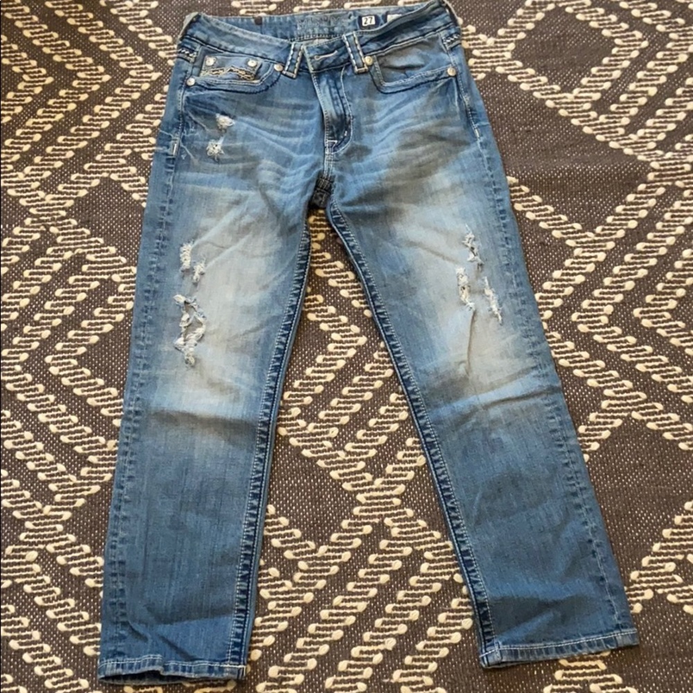 Miss Me Boyfriend Capri sz 27